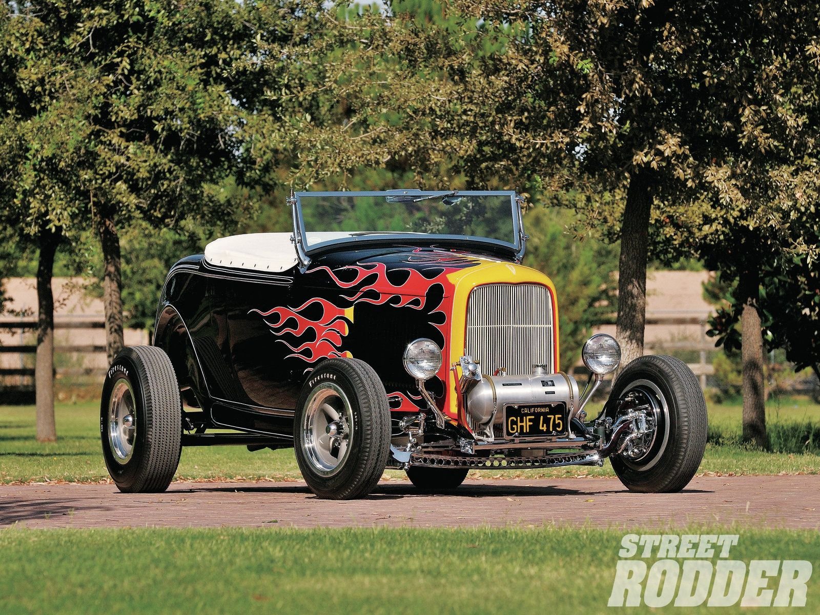 1932, Ford, Roadster, Hotrod, Hot, Rod, Custom, Old, School, Usa, 1600x1200 31 Wallpaper