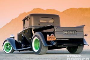 1933, Dodge, Pickup, Hotrod, Hot, Rod, Old, School, Black, Usa, 1600×1200 02