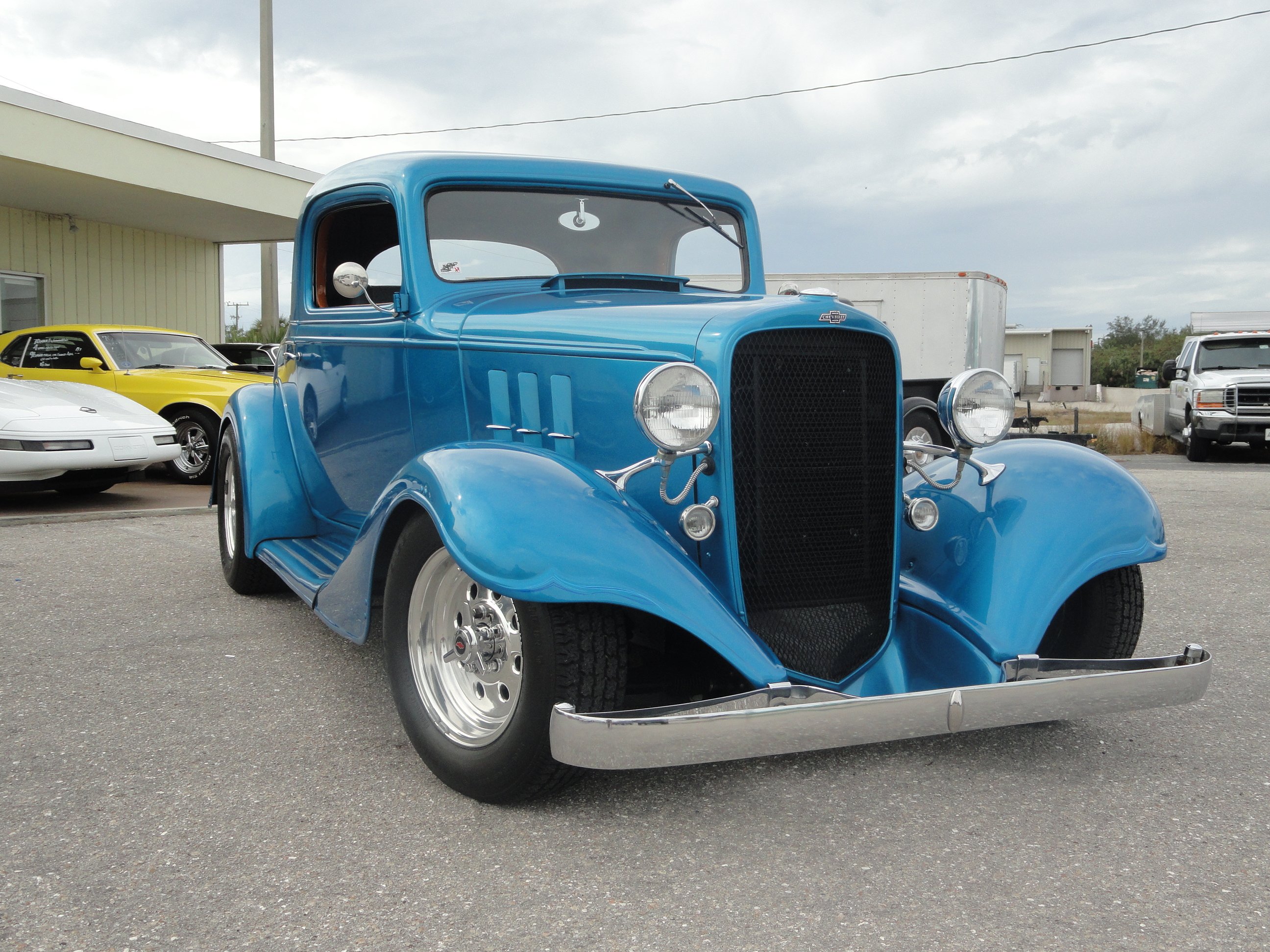 1933, Chevrolet, Chevy, Coupe, Hotrod, Streetrod, Hot, Rod, Street, Blue, Usa, 2592x1944 11 Wallpaper