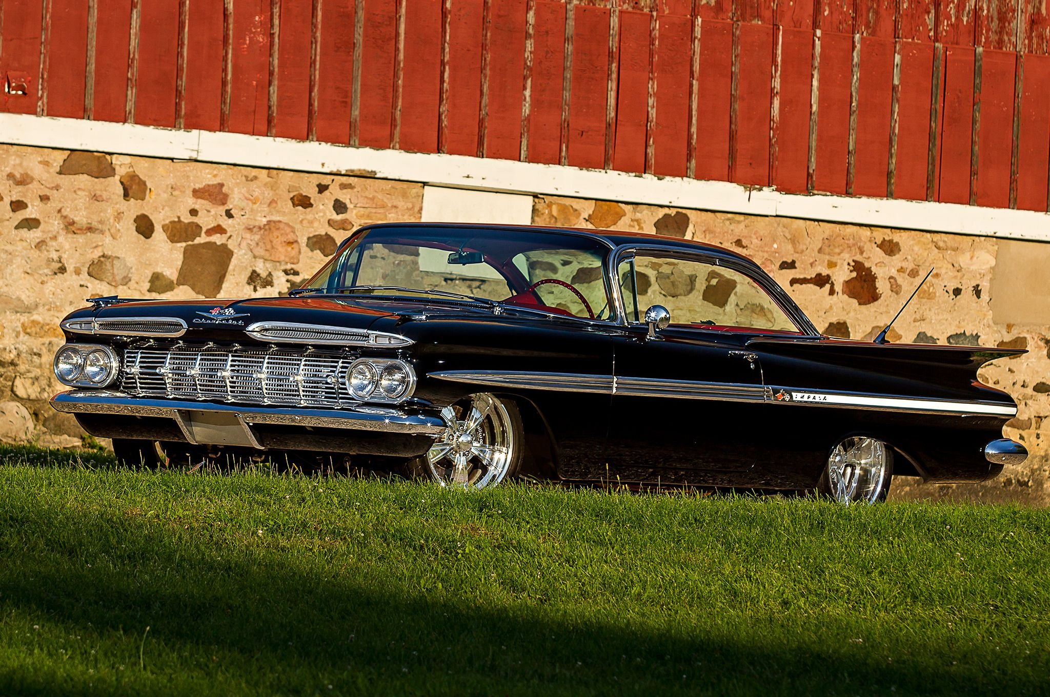 1959, Chevrolet, Impala, Cars, Classic, Black Wallpapers ...