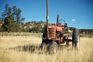 old, Tractors, Rusty, Color