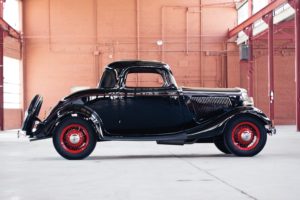 1934, Ford, Coupe, 3, Window, Classic, Old, Retro, Vintage, Black, Usa, 1600×1000 03
