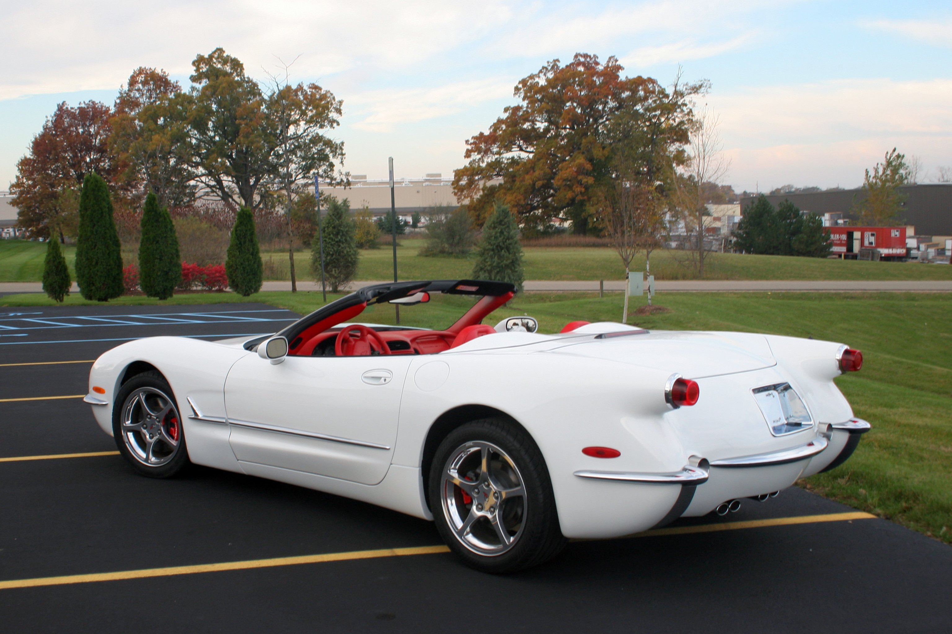 2003, Chevrolet, Corvette, Commemorative, Edition, Convertible, White