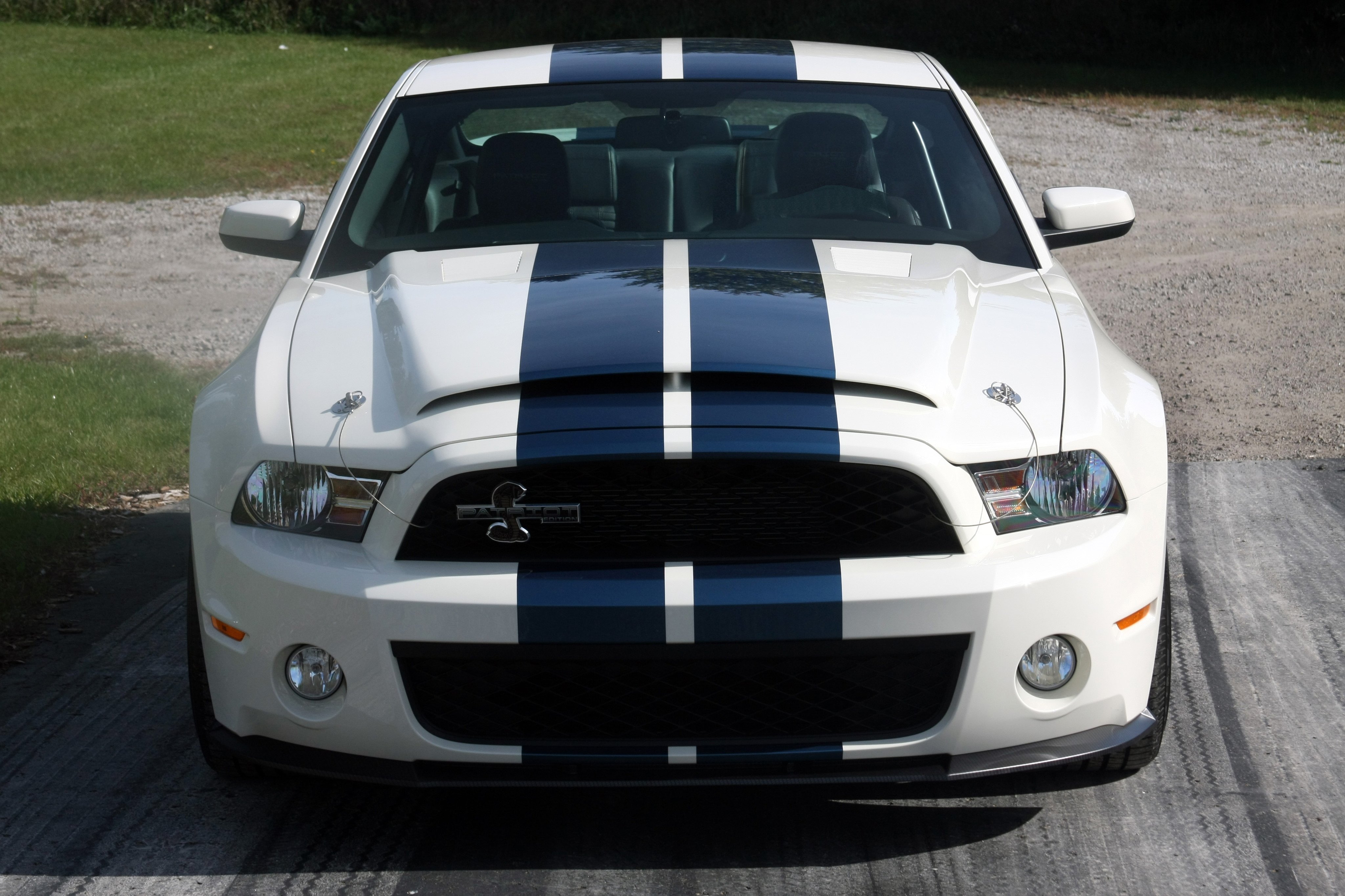 2010, Ford, Mustang, Shelby, Gt500, Patriot, Muscle, Super, Car, White, Usa, 4096x2730 01 Wallpaper