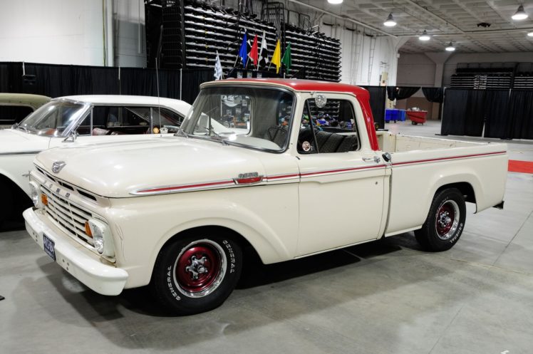 1962, Ford, F 100, Pickup, Hotrod, Hot, Rod, Custom, White, Usa, 2048×1360 01 HD Wallpaper Desktop Background
