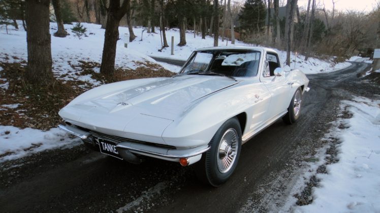 1964, Chevrolet, Corvette, Muscle, Stingray, Classic, Old, Usa, 4320×2430 01 HD Wallpaper Desktop Background