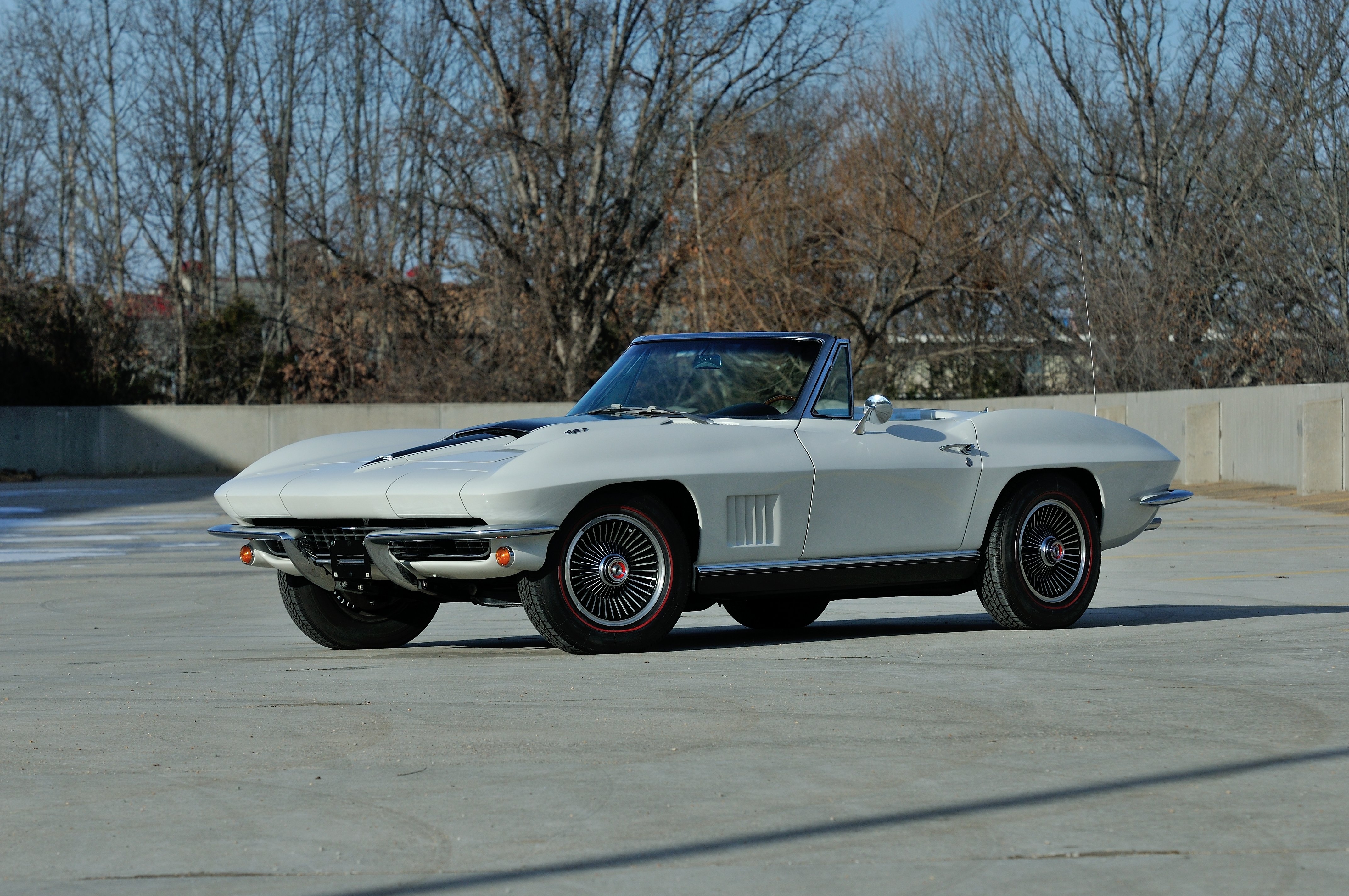 1967, Chevrolet, Corvette, Stigray, 427, Convertible, White, Muscle, Classic, Usa, 4288x2848 01 Wallpaper