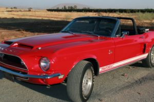 1968, Ford, Mustang, Shelby, Gt500kr, Convertible, Classic, Old, Red, 4096×2304 01