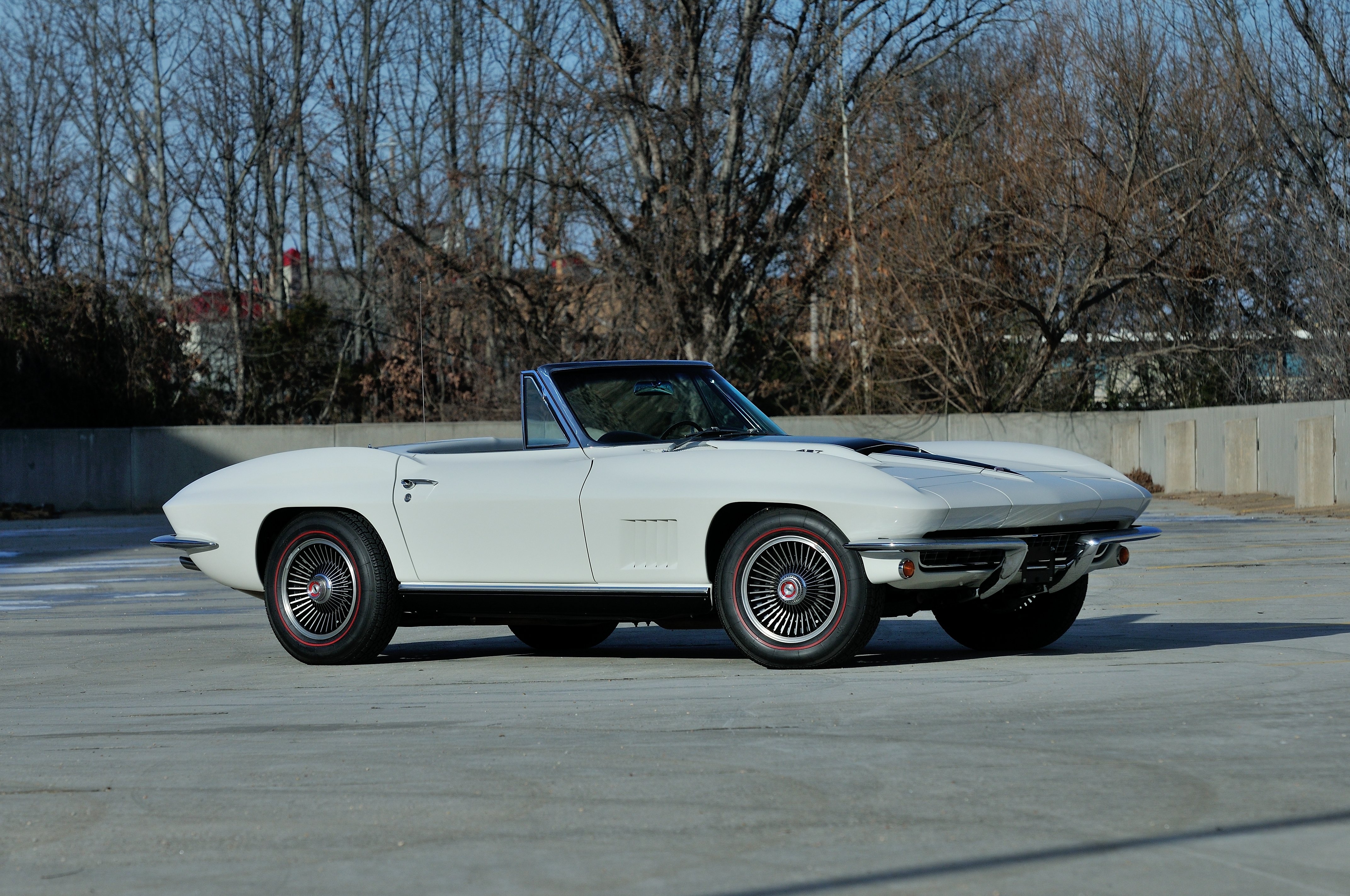 1967, Chevrolet, Corvette, Stigray, 427, Convertible, White, Muscle, Classic, Usa, 4288x2848 04 Wallpaper