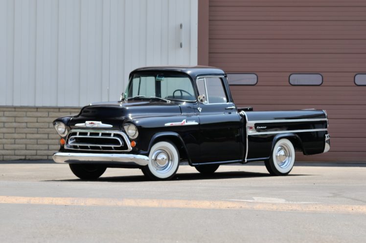 1957, Chevrolet, 3100, Pickup, Cameo, Classic, Usa, 4200×2790 01 HD Wallpaper Desktop Background