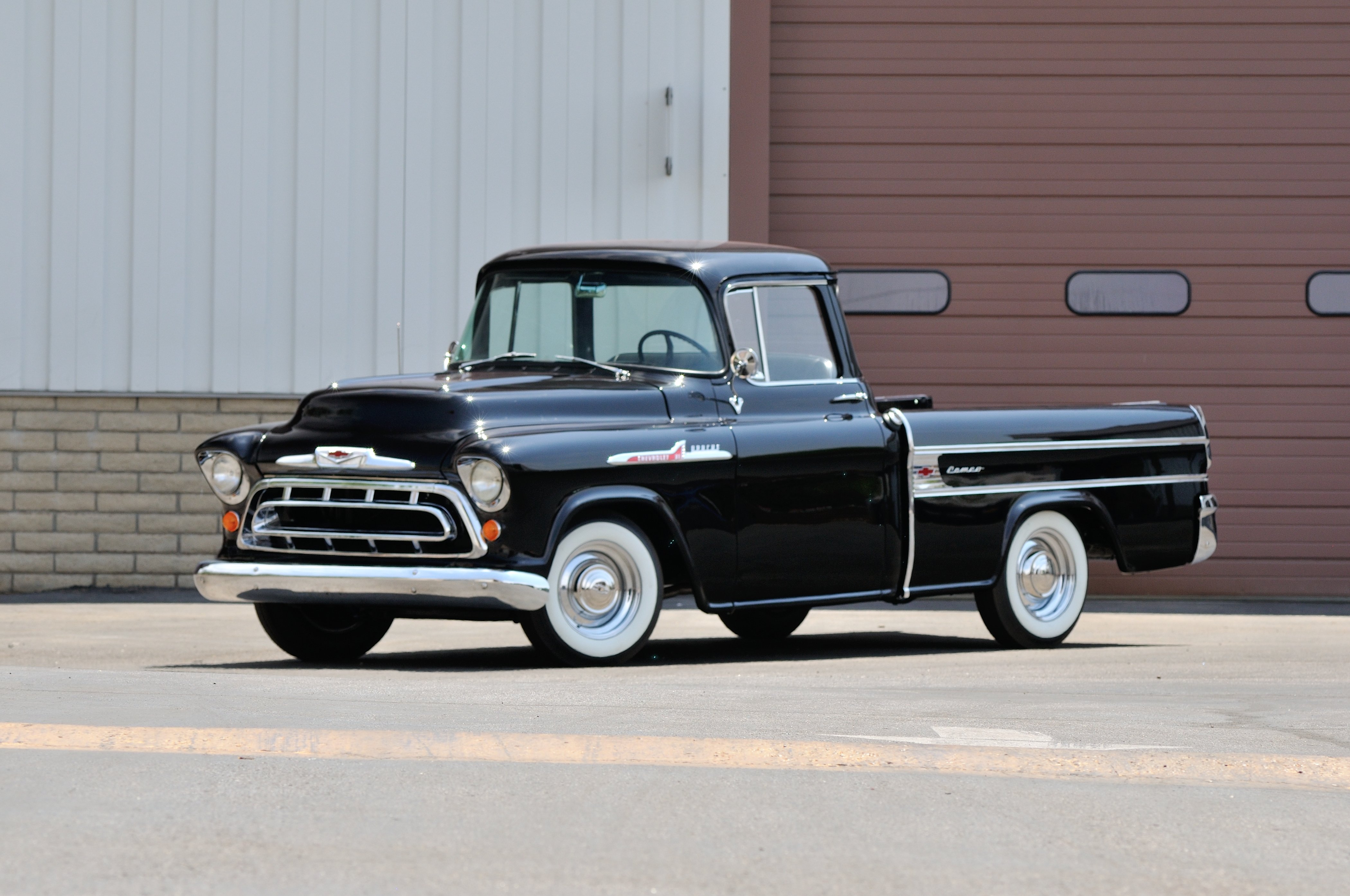 1957, Chevrolet, 3100, Pickup, Cameo, Classic, Usa, 4200x2790 01 Wallpaper