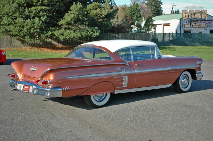 1958, Chevrolet, Impala, Coupe, Hardtop, Classic, Old, Usa, 2240×1488 01 HD Wallpaper Desktop Background
