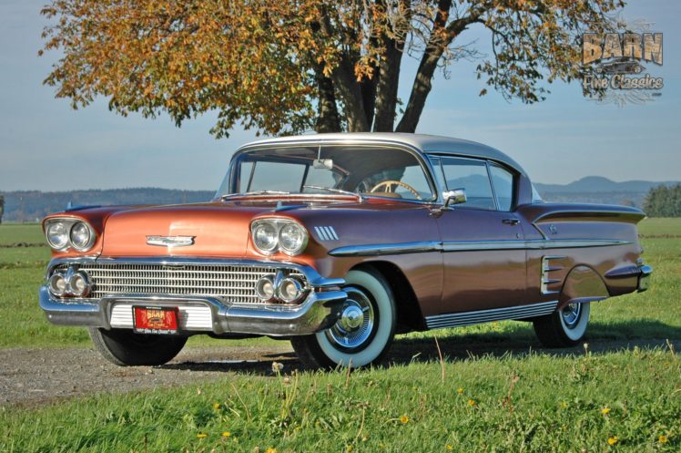 1958, Chevrolet, Impala, Coupe, Hardtop, Classic, Old, Usa, 2240×1488 14 HD Wallpaper Desktop Background