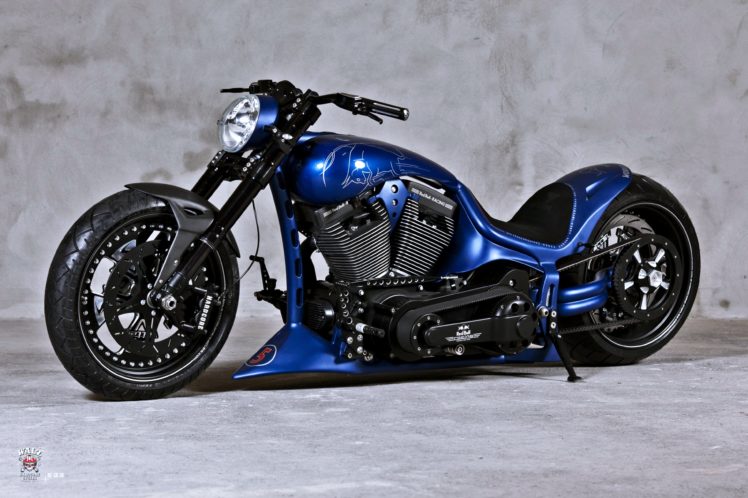 blue, Chopper, Force, Harley davidson, Motocycle, Motors, Noise, Speed, Super HD Wallpaper Desktop Background