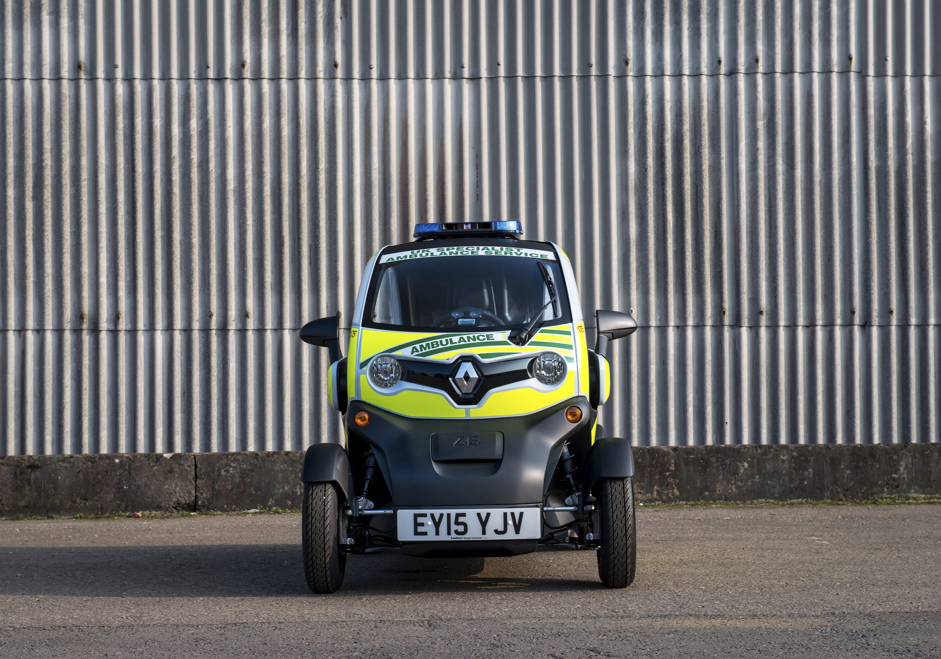 renault, Twizy, Z, E, Cargo, Ambulance, Emergency, Electric, 2015 Wallpaper