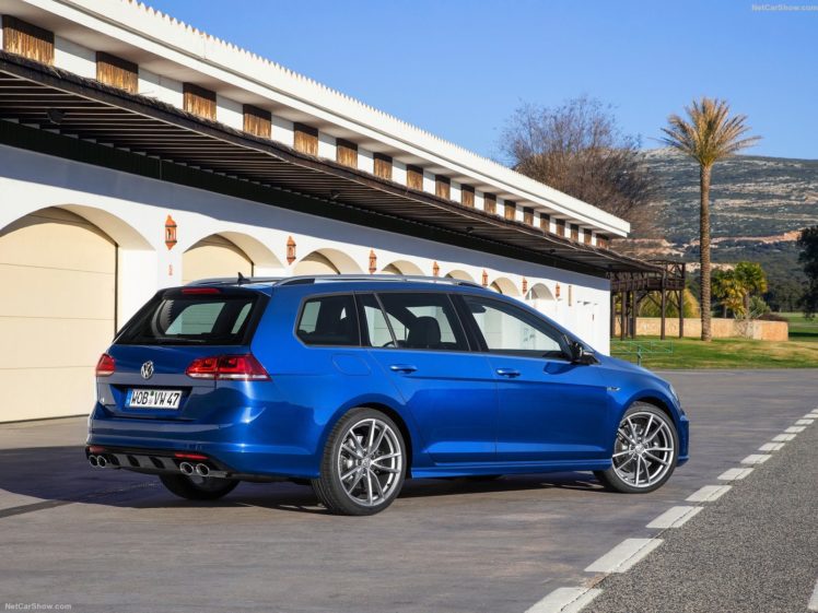 2015, Cars, Golf r, Variant, Volkswagen, Wagon HD Wallpaper Desktop Background