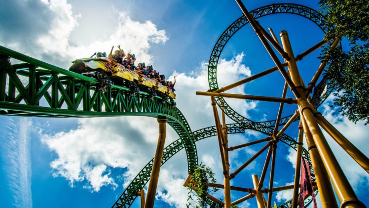 roller, Coaster, Amusement, Park, Fun, Rides, 1roll, Adventure, Summer, People HD Wallpaper Desktop Background