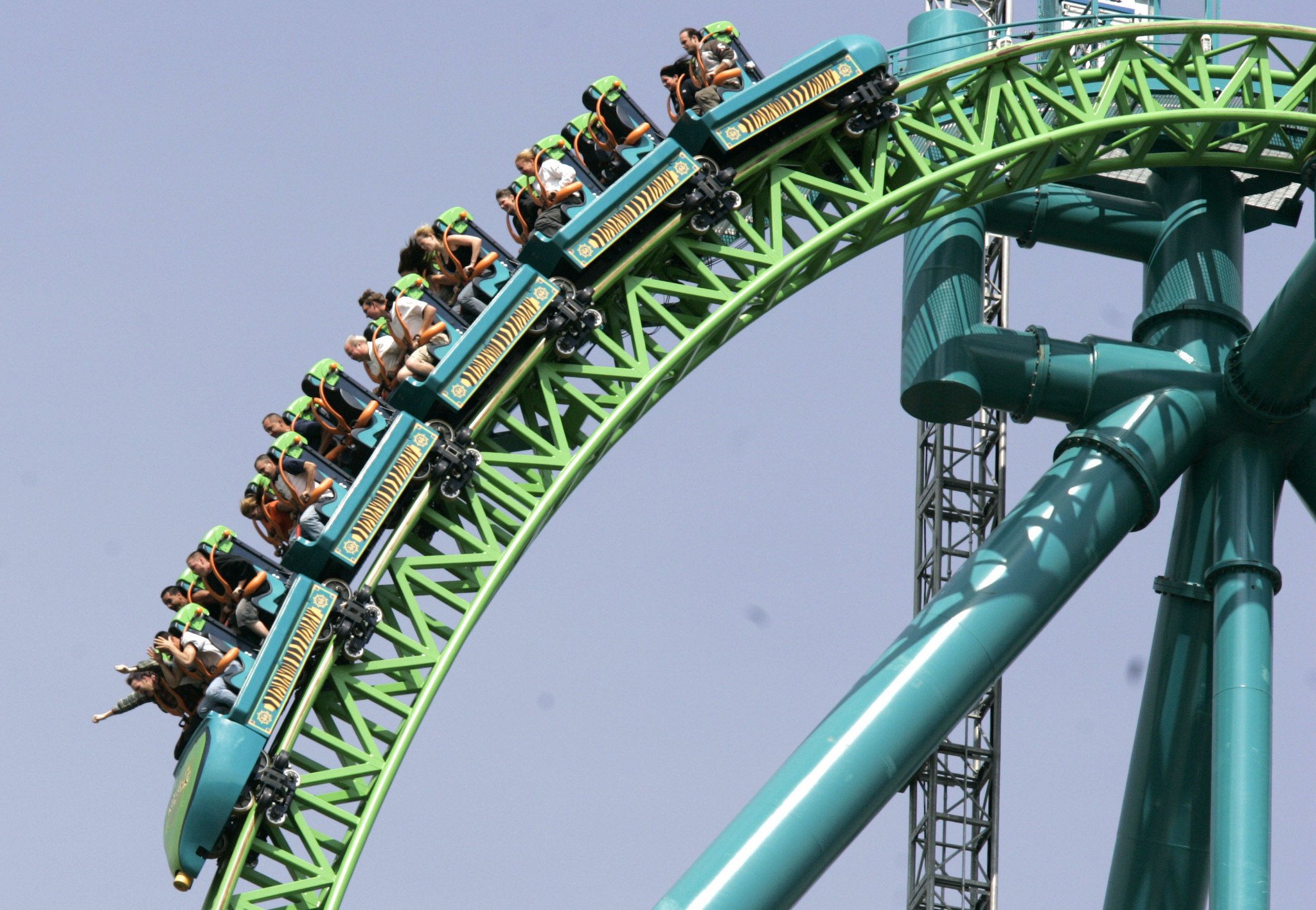 roller, Coaster, Amusement, Park, Fun, Rides, 1roll, Adventure, Summer, People Wallpaper