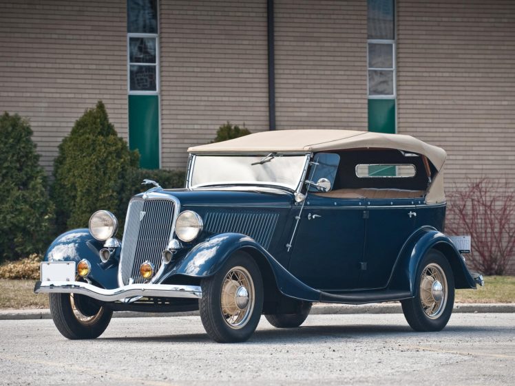 1934, Ford, Phaeton, Roadster, Classic, Old, Retro, Vintage, Blue, Usa, 2048×1536 01 HD Wallpaper Desktop Background