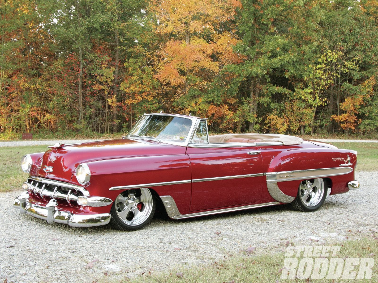 1954, Chevrolet, Belair, Convertible, Hotrod, Streetrod, Hot, Rod, Street, Low, Usa, 1600x1200 03 Wallpaper