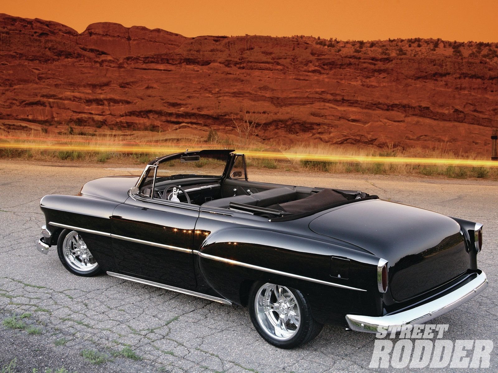 1954, Chevrolet, Belair, Convertible, Hotrod, Streetrod, Hot, Rod, Street, Usa, 1600x1200 02 Wallpaper