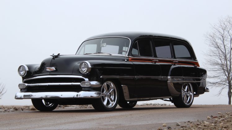 1954, Chevrolet, 210, Wagon, Hotrod, Streetrod, Hot, Rod, Street, Usa, 3584×2016 01 HD Wallpaper Desktop Background