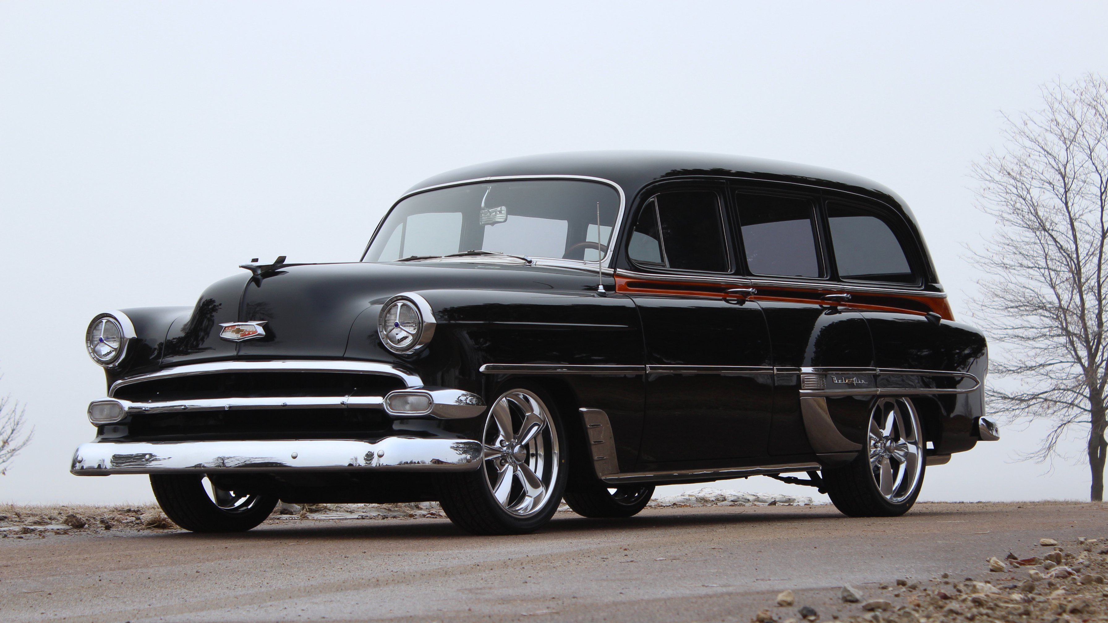 1954, Chevrolet, 210, Wagon, Hotrod, Streetrod, Hot, Rod, Street, Usa, 3584x2016 01 Wallpaper