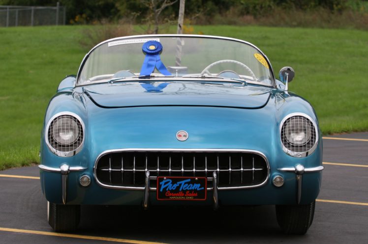 1954, Chevrolet, Corvette blue, Classic, Old, Vintage, Original, Usa, 3580×2380 06 HD Wallpaper Desktop Background
