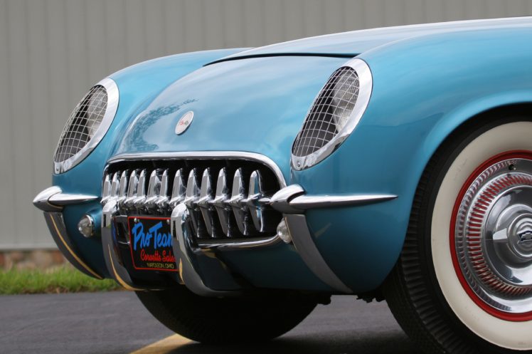 1954, Chevrolet, Corvette blue, Classic, Old, Vintage, Original, Usa, 3580×2380 05 HD Wallpaper Desktop Background