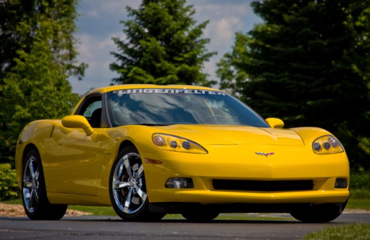 2008, Chevrolet, Corvette, C6, Yellow, Lingenfelter, 670, Hp, Supercharged, Ls3, Muscle, Super, Car, Usa, 4000×2600 01 HD Wallpaper Desktop Background