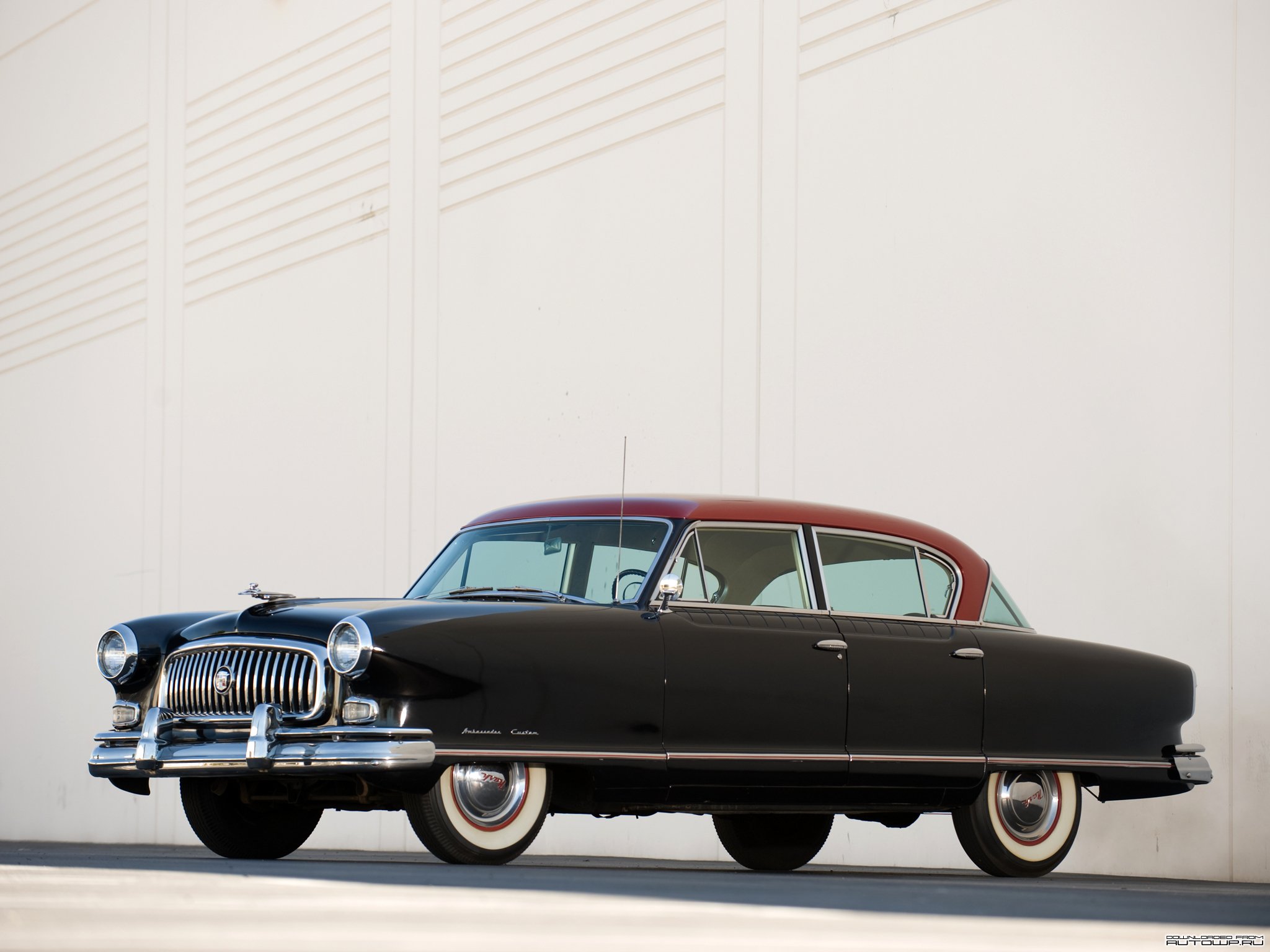 1953, Nash, Ambassador, Custom, Sedan, 4, Door, Classic, Old, Vintage, Retro, Original, Usa, 2048x1536 01 Wallpaper