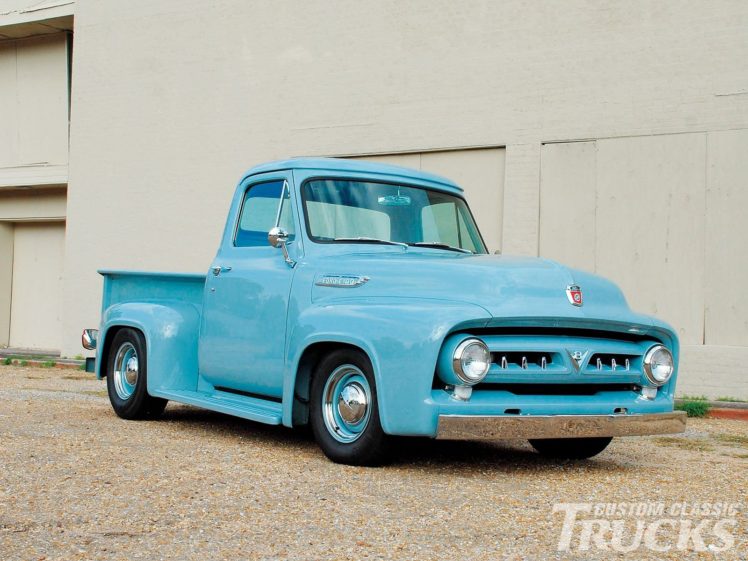 1953, Ford, F100, Pickup, Hotrod, Hot, Rod, Custom, Old, School, Usa, 1600×1200 03 HD Wallpaper Desktop Background