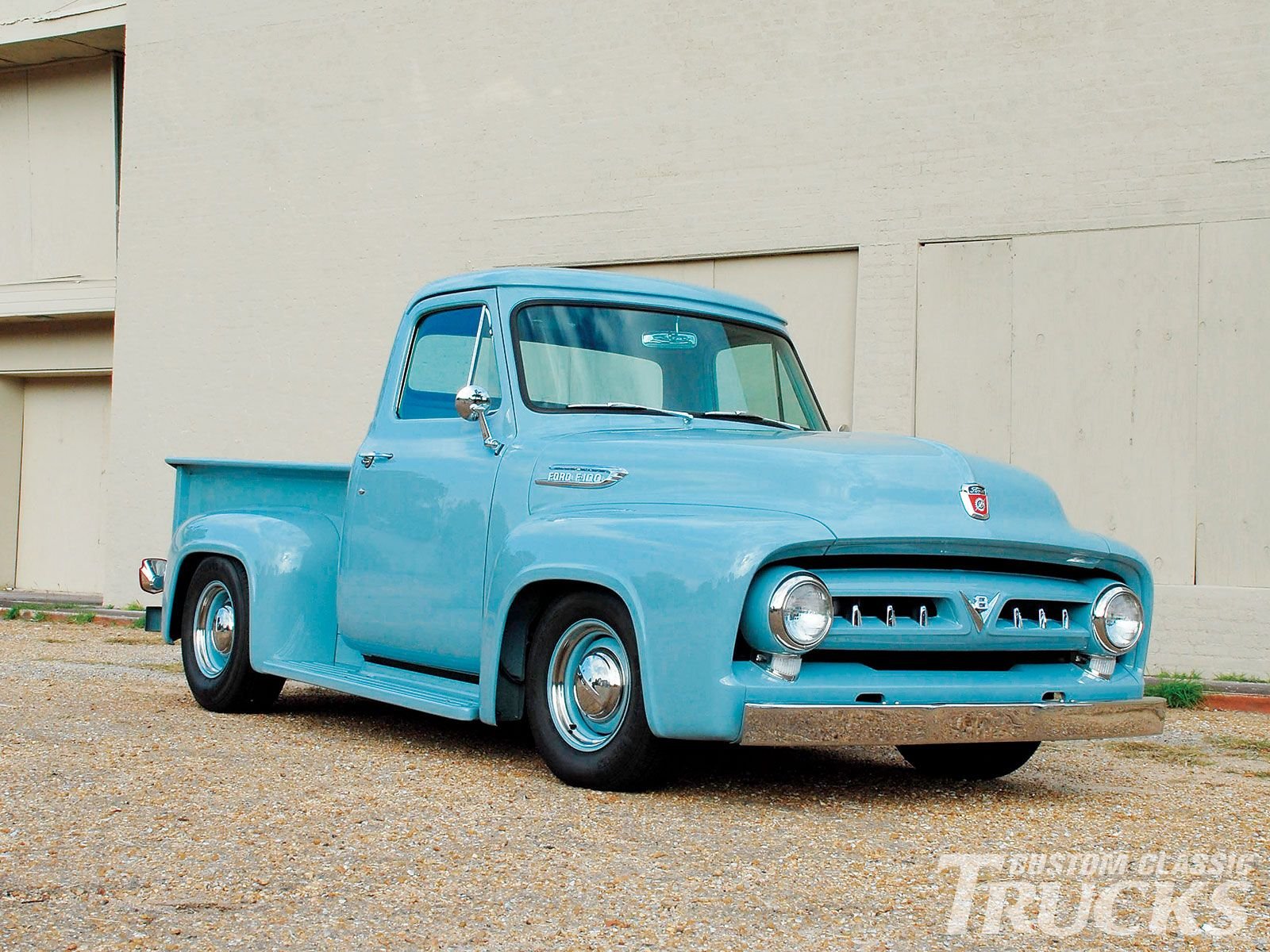 1953, Ford, F100, Pickup, Hotrod, Hot, Rod, Custom, Old, School, Usa, 1600x1200 03 Wallpaper