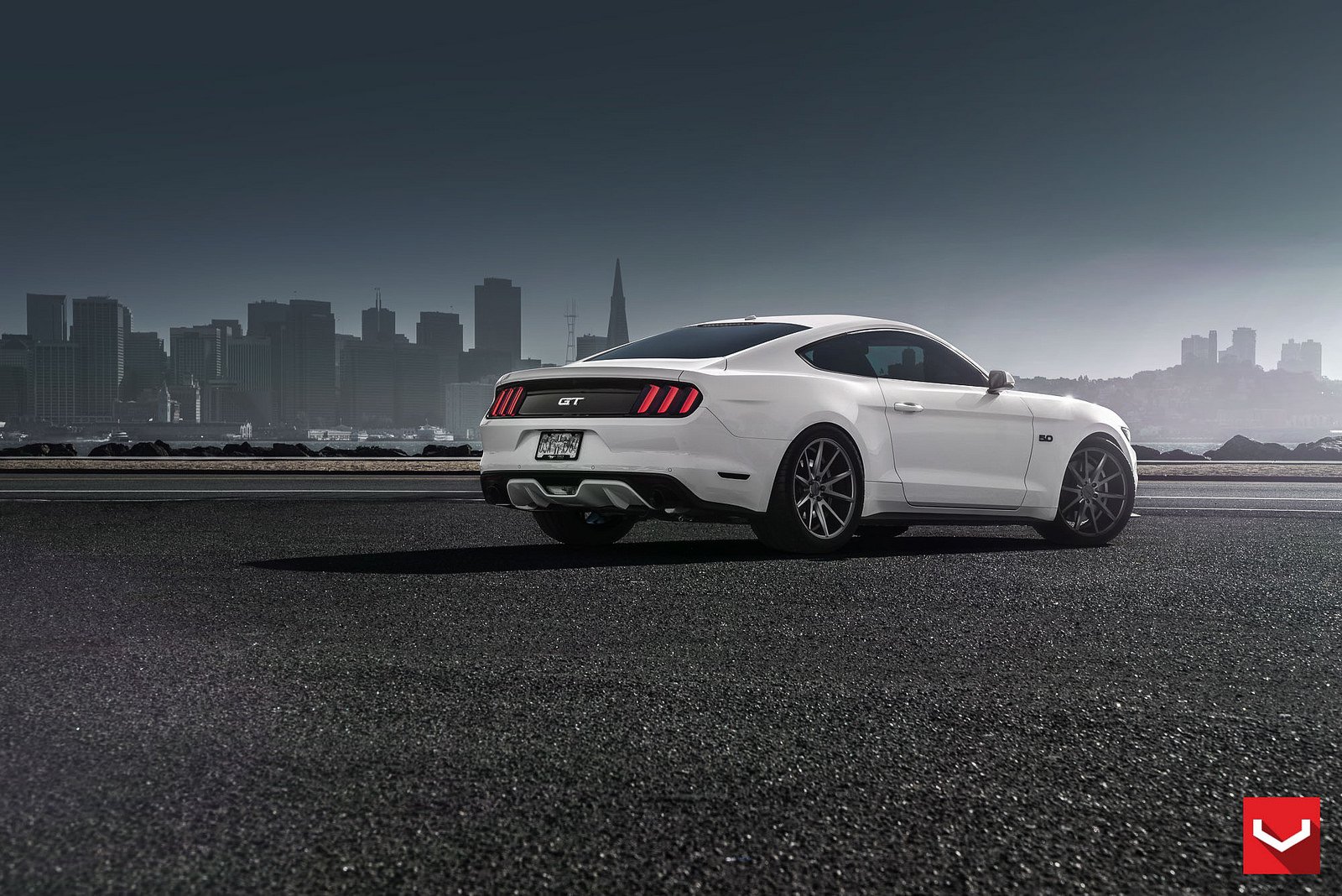 vossen, Wheels, Ford, Mustang, Gt, Tuning, Cars, Black Wallpaper