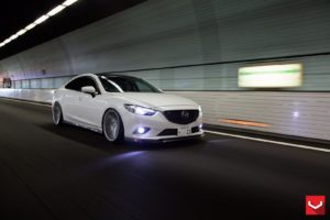 vossen, Wheels, Mazda, 6, White, Tuning, Cars