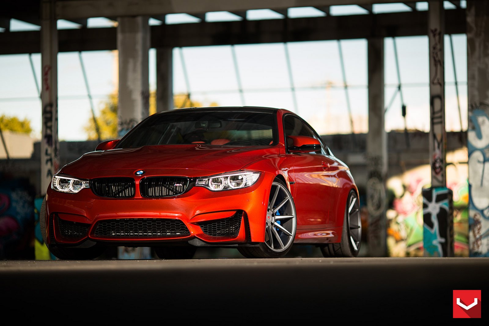 vossen, Wheels, Bmw, F82, M4, Sakhir, Orange, Tuning, Cars Wallpaper