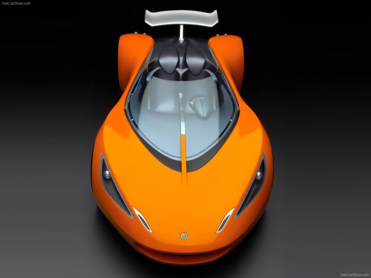 lotus, Hot, Wheels, Concept, Cars, Orange, 2007 HD Wallpaper Desktop Background