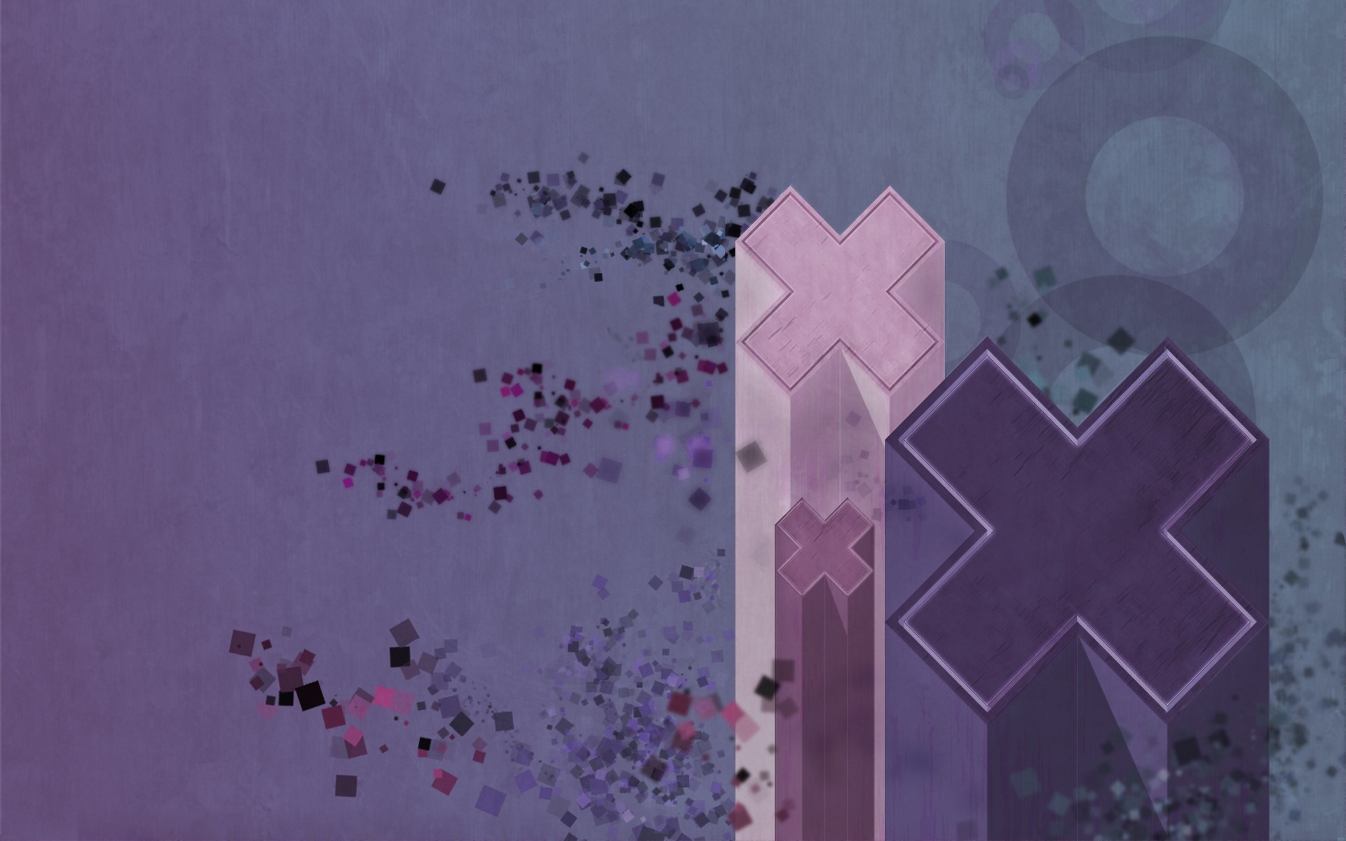 abstract, Blue, Purple, Digital, Art, Pastel Wallpaper