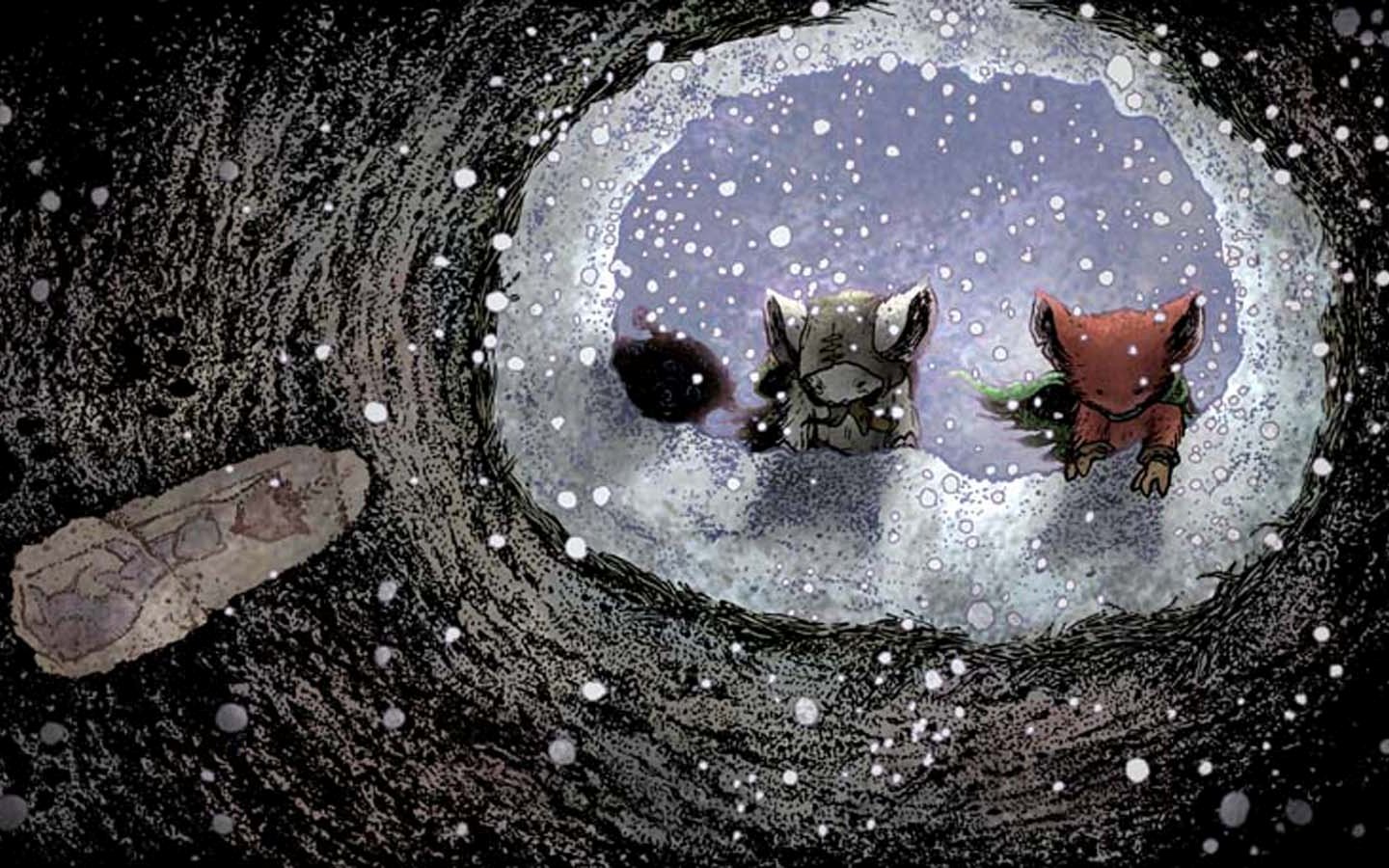 snow, Animals Wallpaper
