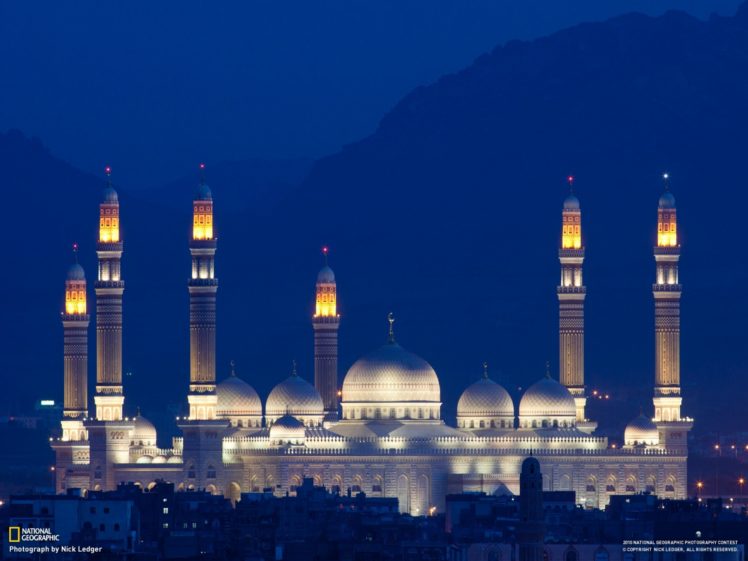 architecture, Buildings, National, Geographic, Mosque, Yemen HD Wallpaper Desktop Background