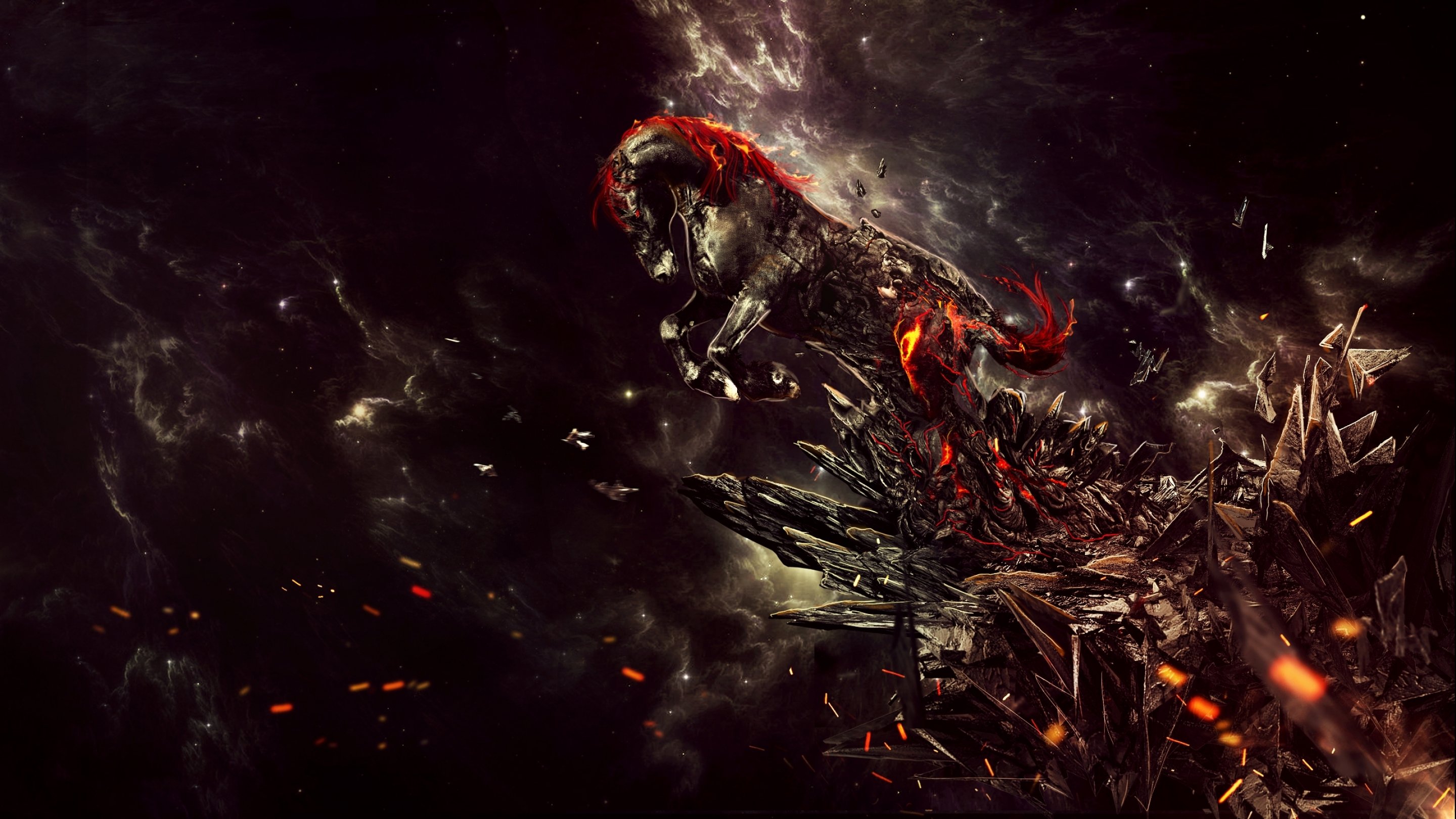 fantasy, Horse, Art, Artistic Wallpaper