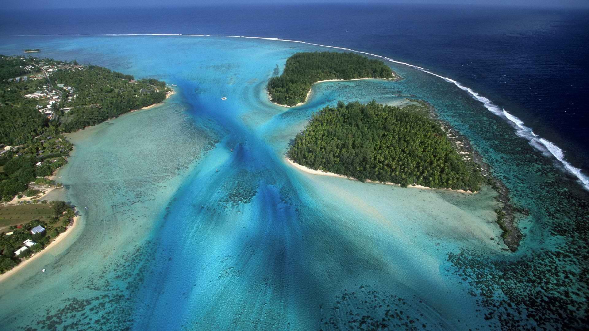 islands, French, Polynesia, Moorea Wallpaper