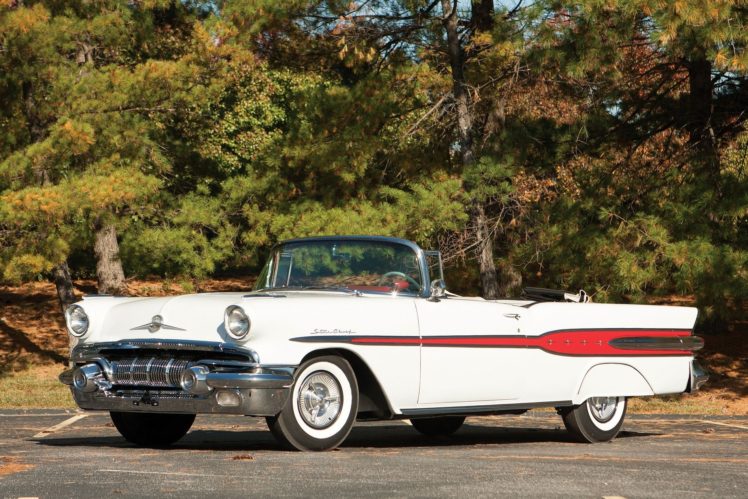 1957, Pontiac, Star, Chief, Convertible, Cars, Classic HD Wallpaper Desktop Background