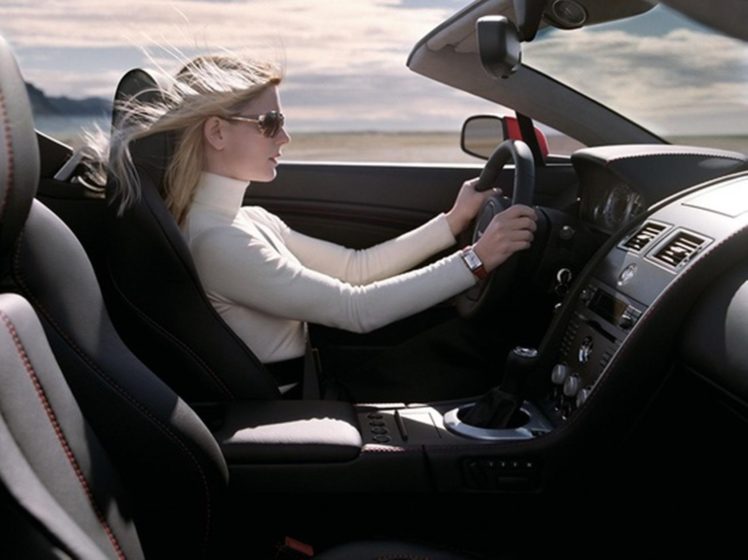 women, And, Machines , Driving, Aston, Martin, Vantage, Roadster HD Wallpaper Desktop Background