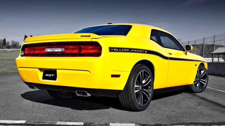 yellow, Cars, Dodge, Challenger, Dodge, Challenger, Srt8 HD Wallpaper Desktop Background
