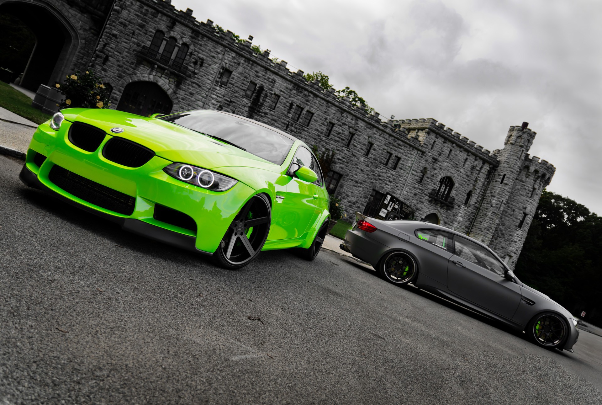 green, Bmw, Cars, Selective, Coloring, Bmw, M3, Green, Cars Wallpaper
