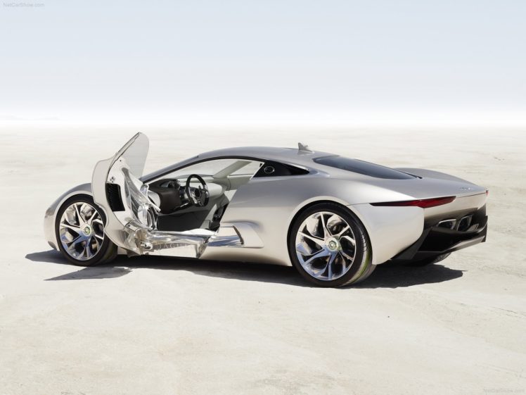 jaguar, C x75, Concept, Cars, Supercars, 2010 HD Wallpaper Desktop Background
