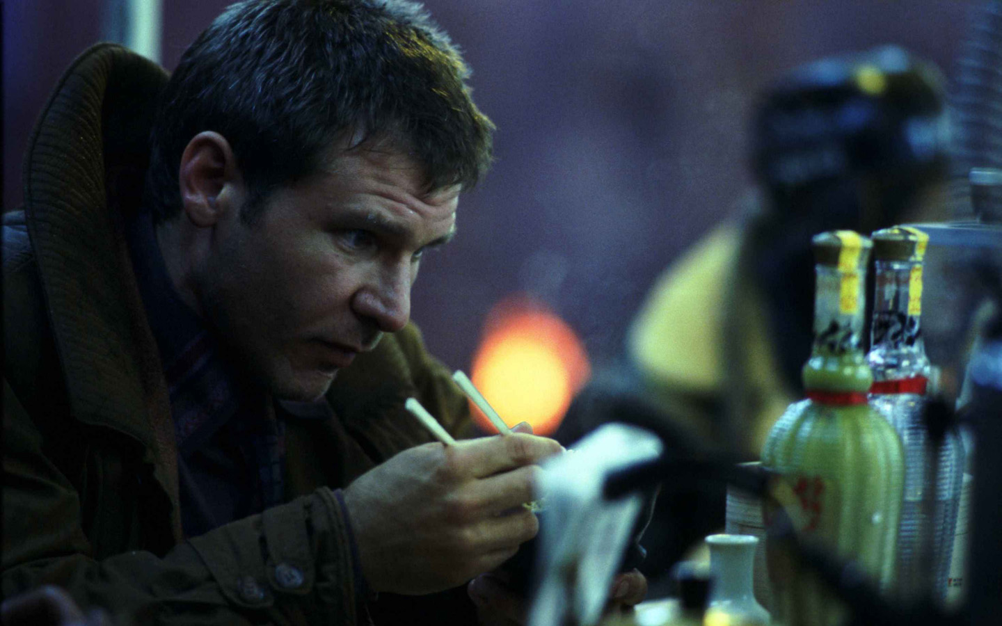 movies, Blade, Runner, Harrison, Ford Wallpaper