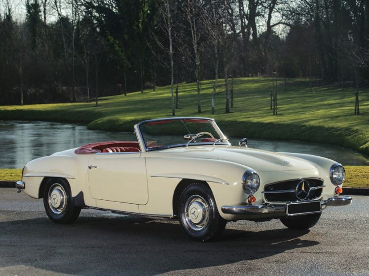 1959, Mercedes, Benz, 190 sl, Classic, Cars, Convertible HD Wallpaper Desktop Background