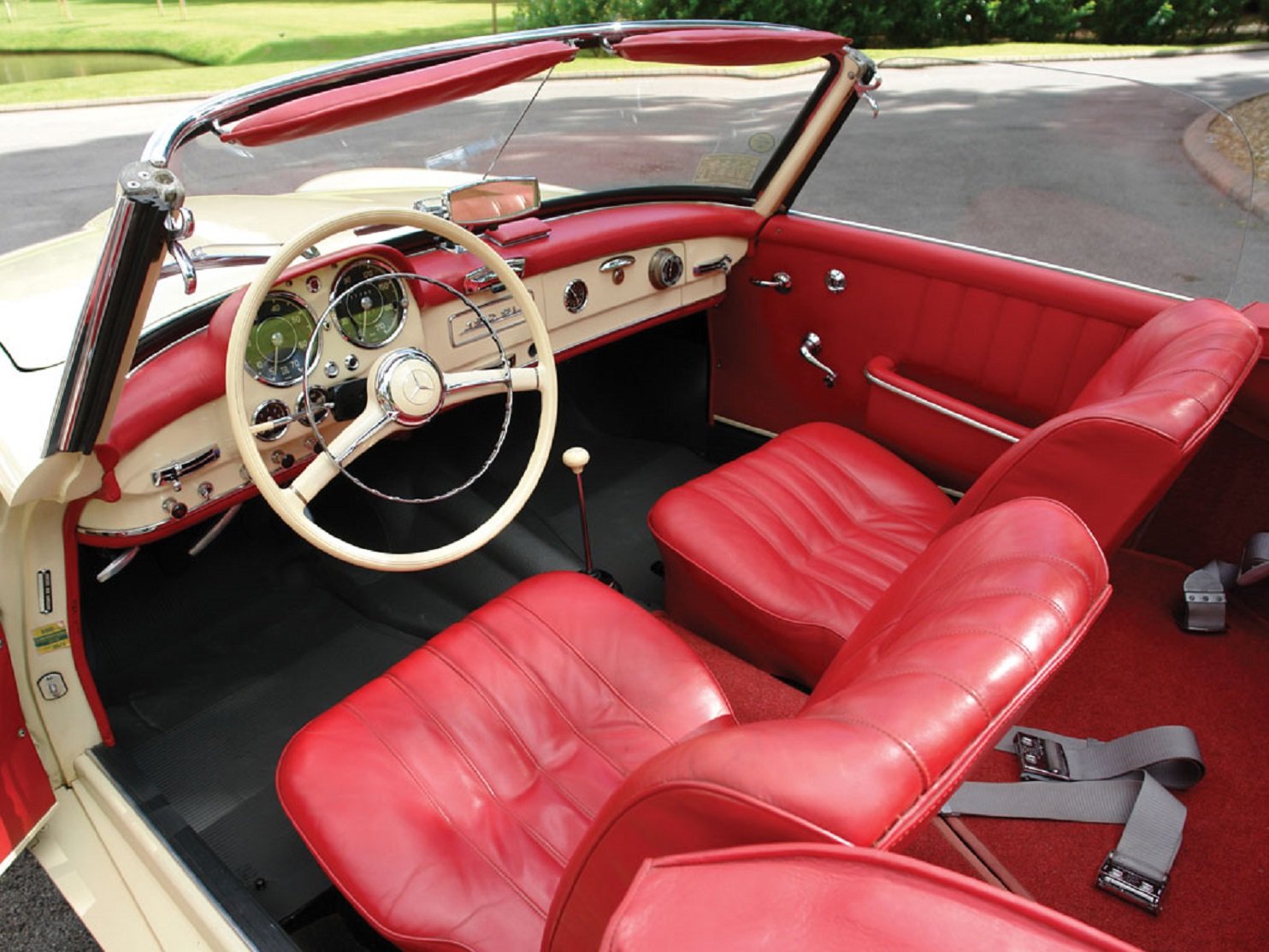 1959, Mercedes, Benz, 190 sl, Classic, Cars, Convertible Wallpaper
